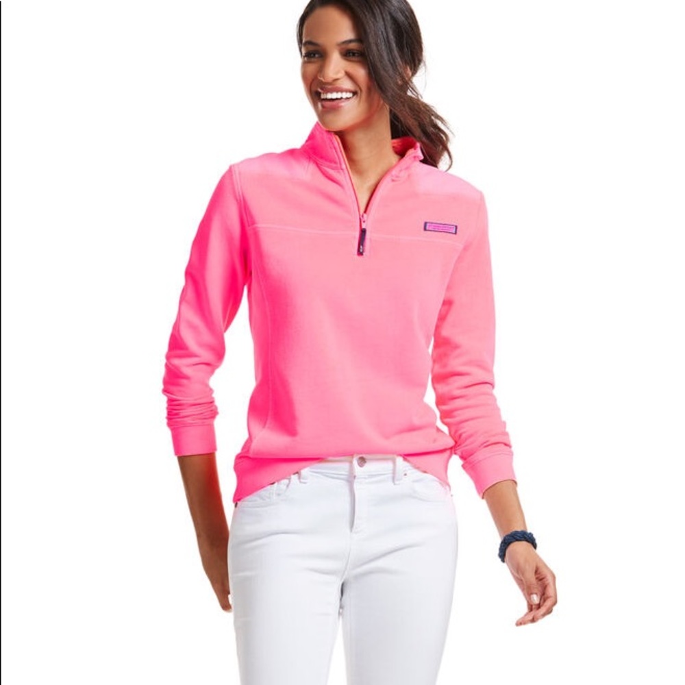 Vineyard Vines - Bright Pink Pullover - S